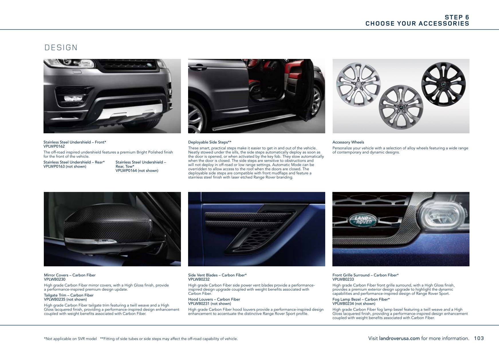2017 Range Rover Sport Brochure Page 99